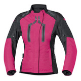 Campera Ruta Moto Mujer Held Xenna Rosa Impermeable Um