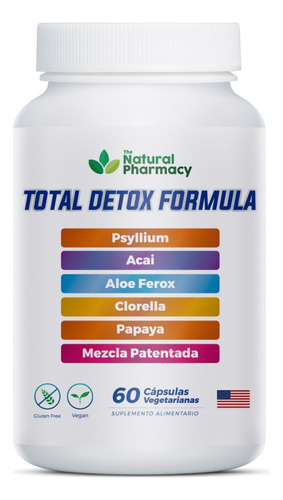 Total Detox Formula Elimina Toxinas Mejora Digestión Natural