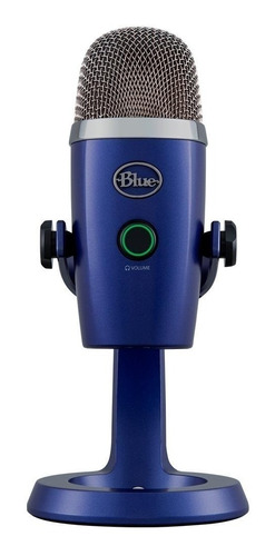 Micrófono Blue Yeti Nano Condensador Omnidireccional - Azul