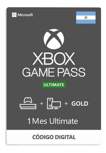 Xbox Game Pass Ultimate 1 Mes Código!