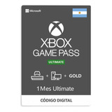 Xbox Game Pass Ultimate 1 Mes Código!