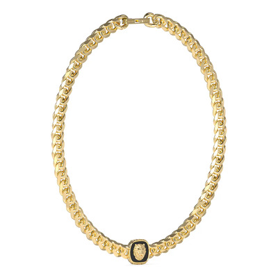 Collar Guess Lion King Acero Inoxidable Hombre Dorado
