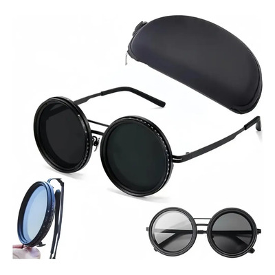Gafas De Sol Polarizadas Uv Ajustables Circulares | MercadoLibre