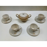 Pocillos De Cafe Y Azucarera De Porcelana ( Vitage ) Oferta