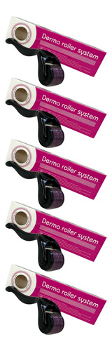 Kit 5 Dermaroller Derma System Tamanho 0,5mm Original Barba