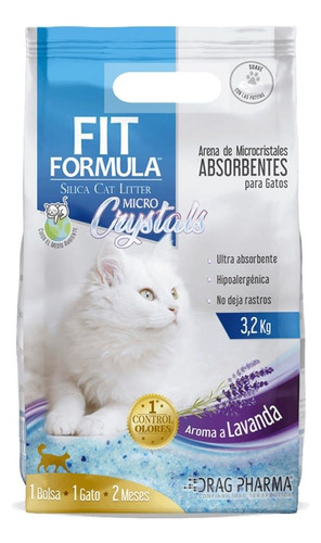 Arena Cristales Sanitarios Fit Formula Lavanda 3.2k Mp