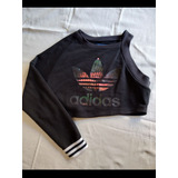 Buzo Crop adidas  