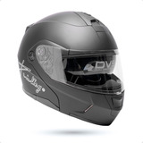 Casco Moto Abatible A119 Talla M Negro Mate Kinlley