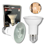 Kit 50 Lâmpada Led Par 20 7w Avant Branco Quente