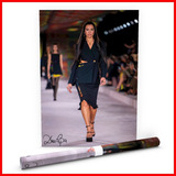 Poster Fotográfico Dua Lipa® Versace Fashion #3 - 60x40cm