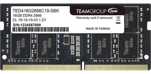 Memoria Ram Ddr4 16gb 2666mhz Portatil Cl19 Teamgroup Create