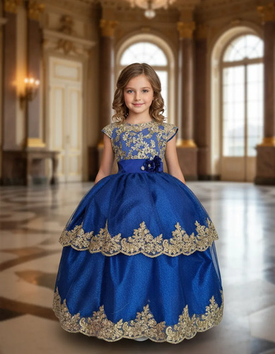 Vestido De Niña Desmontable Presentación Vestido Niña Fiesta
