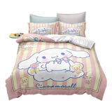 1 Conjunto De Cama Grande Cinnamoroll 3d