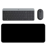 Combo Inalámbrico Logitech Mk470 + Alfombrilla Xl (80x30cm)