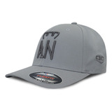 Gorra Atlético Nacional Oficial Flexfit 6277 Gris A/n