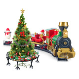 Juego De Tren De Navidad, Juego De Juguete De Tren Elevado C