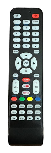 Control Letras Azules Compatible Con Rca Smart Tv