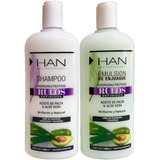 Han Shampoo + Acondicionador Rulos Definidos Nutritivo 500ml