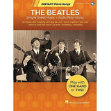 Libro: The Beatles Instant Piano Songs Simple Sheet Music +