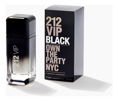 Perfume Masculino 212 Vip Black 100 Ml De Fabrica Congenere 