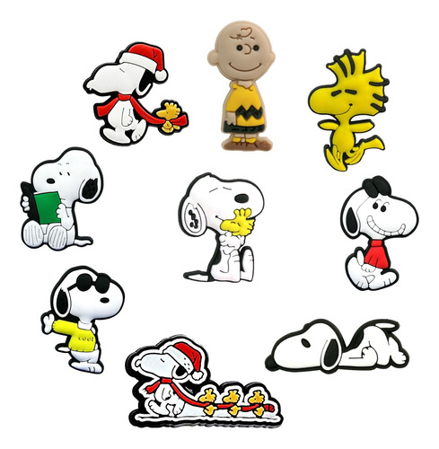 9 Imanes De Snoopy Peanuts Para Refrigerador