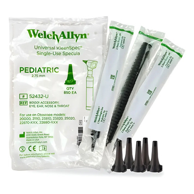 Espéculos Welch Allyn Pediatrico Desechables Con 850 Piezas Negro