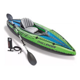 Kayak Inflable Intex Challenguer K1 Bote Inflador Remos