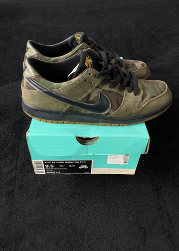 Nike Sb Zoom Dunk Low Pro Camo Nº 40