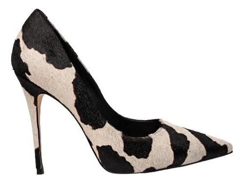 Scarpin Pelo Animal Print Salto Fino - Carrano 404003p