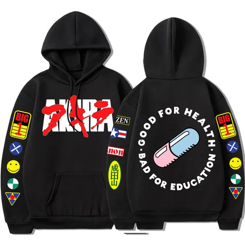Sudadera Con Capucha Sci-fi Anime Akira