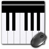 Mouse Pad Teclas De Piano 8 X 8 Pulgadas