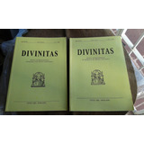 Lote X 2 Divinitas-rivista Int. Ricerca E Critica Teologica