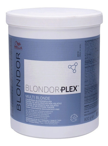  Wella Professionals Decolorante Blondor Plex 800g 9 Niveles