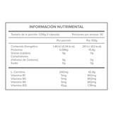 Carnitina Con Complejo B Frasco Con 30 Cápsulas Naturex