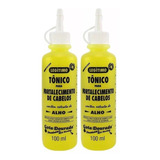 Tonico Capilar Gota Dourada Fortalecimento Alho 100ml Kit 02