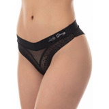 Tanga Mujer Lady Genny C-985 Encaje Y Malla