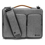 Tomtoc- Bolso De Hombro A42 Para 13'' Macbook Pro/air Color Gris