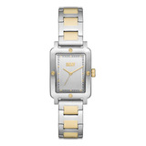 Reloj Mujer Dkny City Rivet De Acero Inoxidable 29mm Correa Dorado/plateado