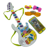 Set Musical Juguetes Guitarra Infantil + Celular