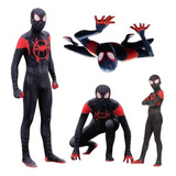 Spiderman Miles Morales Medias Traje Cosplay Adultos