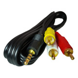 Cable De Audio 3 A 1 Rca Full Sonido 3 Metros Seeline