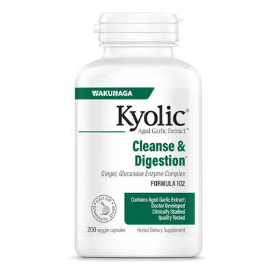 Kyolic Extracto Ajo Madurado Herbal 200 Cápsulas Vegetarianas Orgánicas | Meses sin interés