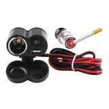 Adaptador Toma 12v  Usb Encendedor Swich Carga Celular Motos