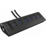 Concentrador Cateck Usb 3.0, Concentrador De Aluminio C...