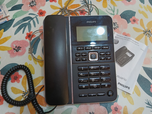 Teléfono Fijo Philips Crd500 Con Identificación De Llamadas 