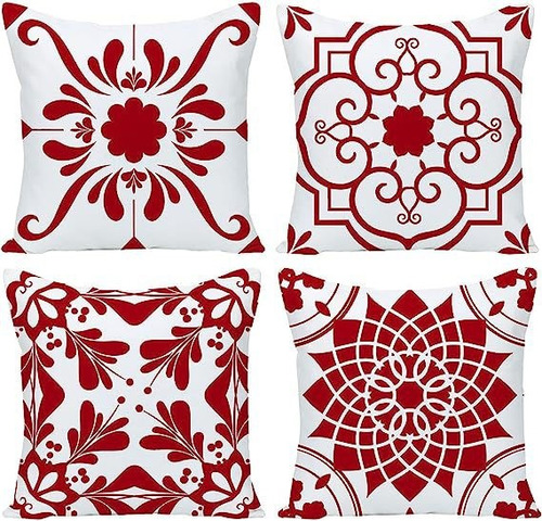 Fundas Para Cojines Decoración Del Salón 45x45cm 4 Piezas