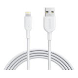 Cable Cargador Usb A Lightning Anker Powerline Ii iPhone Color White