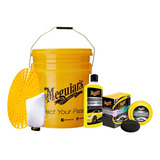 Kit Lavado Y Encerado Premium 5 Pzas Meguiars Con Obsequio