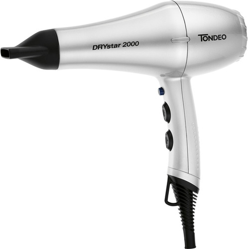 Secador De Pelo Profesional Drystar 2000 Tondeo Color Gris