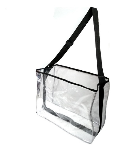 Bolsa Sacola Pvc Transparente Com Alça Regulável 50x40x20